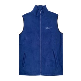 Design fleece men's vest jacket Custom embroidered logo vest jacket Ningbo No. 2 Middle School Vest jacket factory   V216 Design fleece men's vest jacket Custom embroidered logo vest jacket Ningbo No. 2 Middle School Vest jacket factory   V216